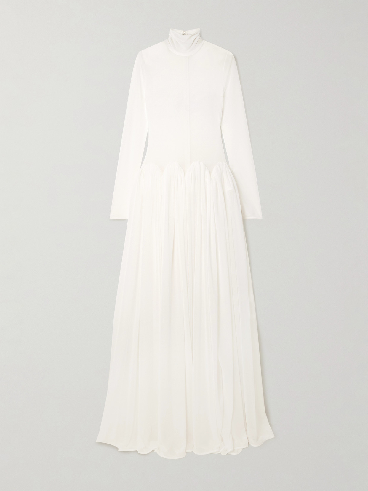 16ARLINGTON - Var Jersey Maxi Dress - White