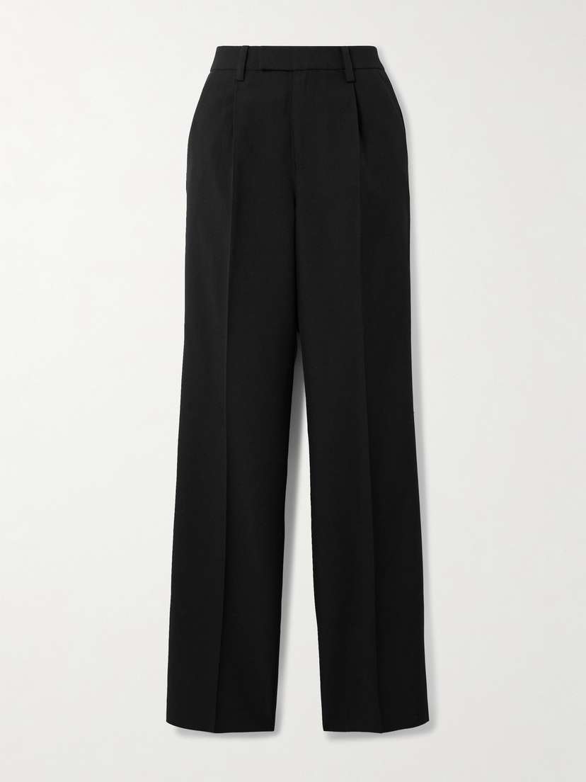 SHUSHU/TONG Wool And Silk-blend Straight-leg Pants