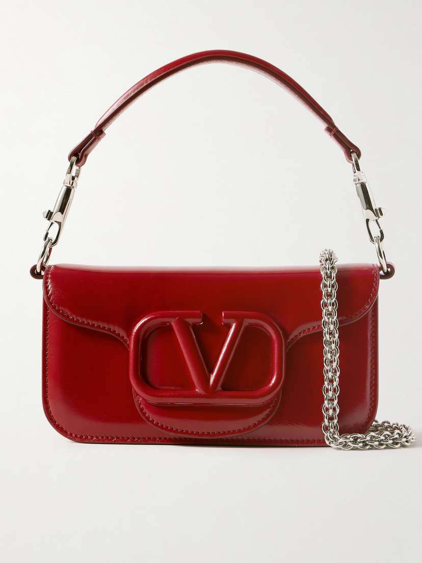 Valentino Garavani Locò Small Leather Shoulder Bag