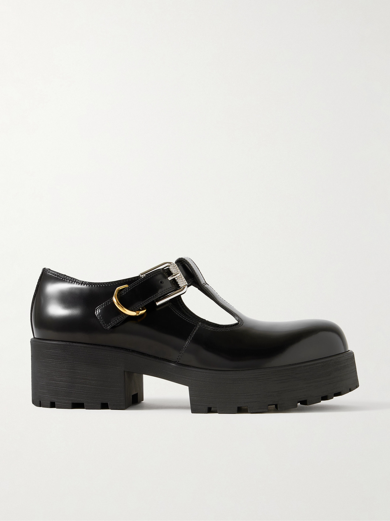 Givenchy - Voyou Baby Leather Platform Mary Jane Pumps - Black