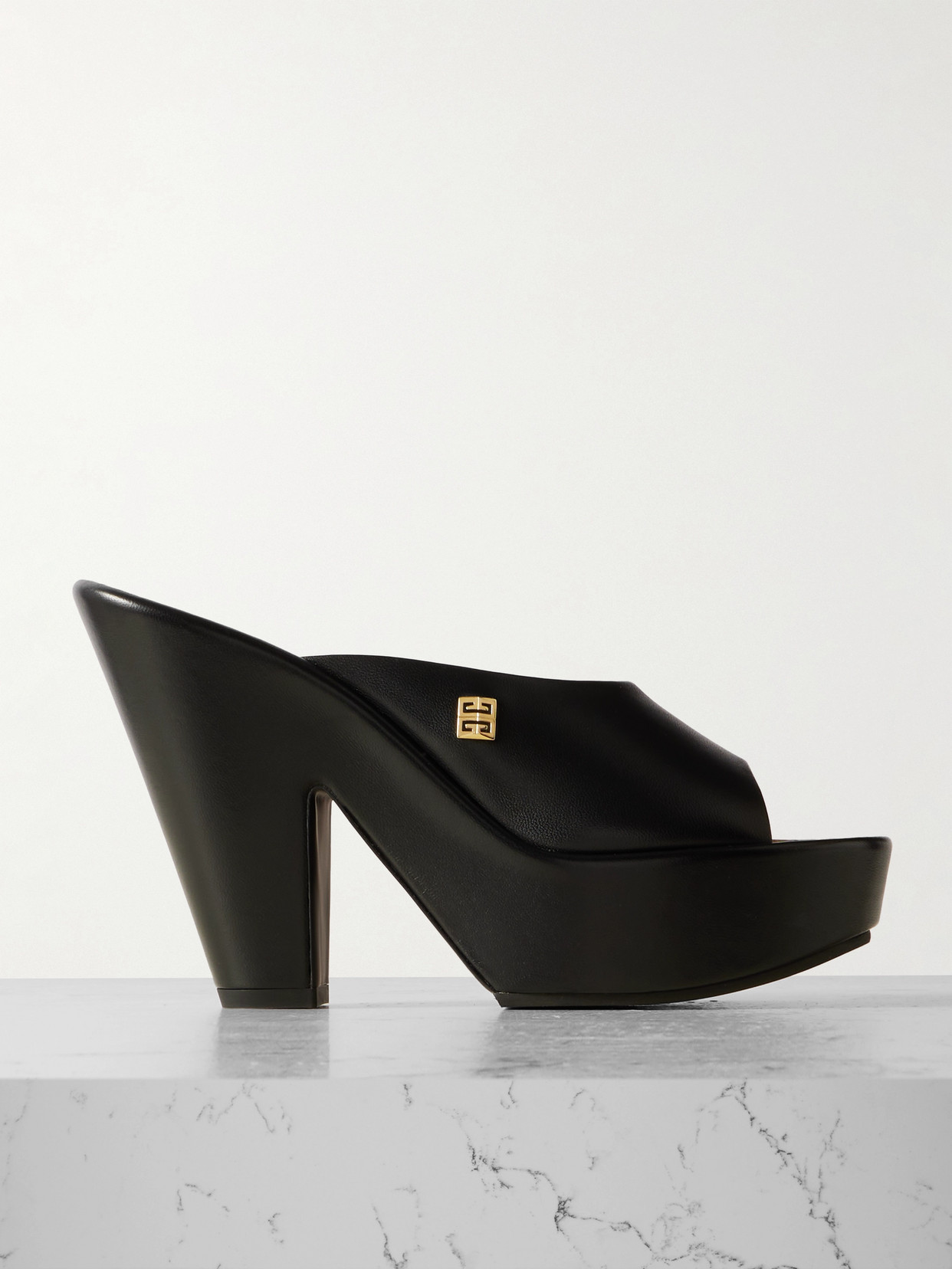 Givenchy Open-toed High-heeled Sandals In Black