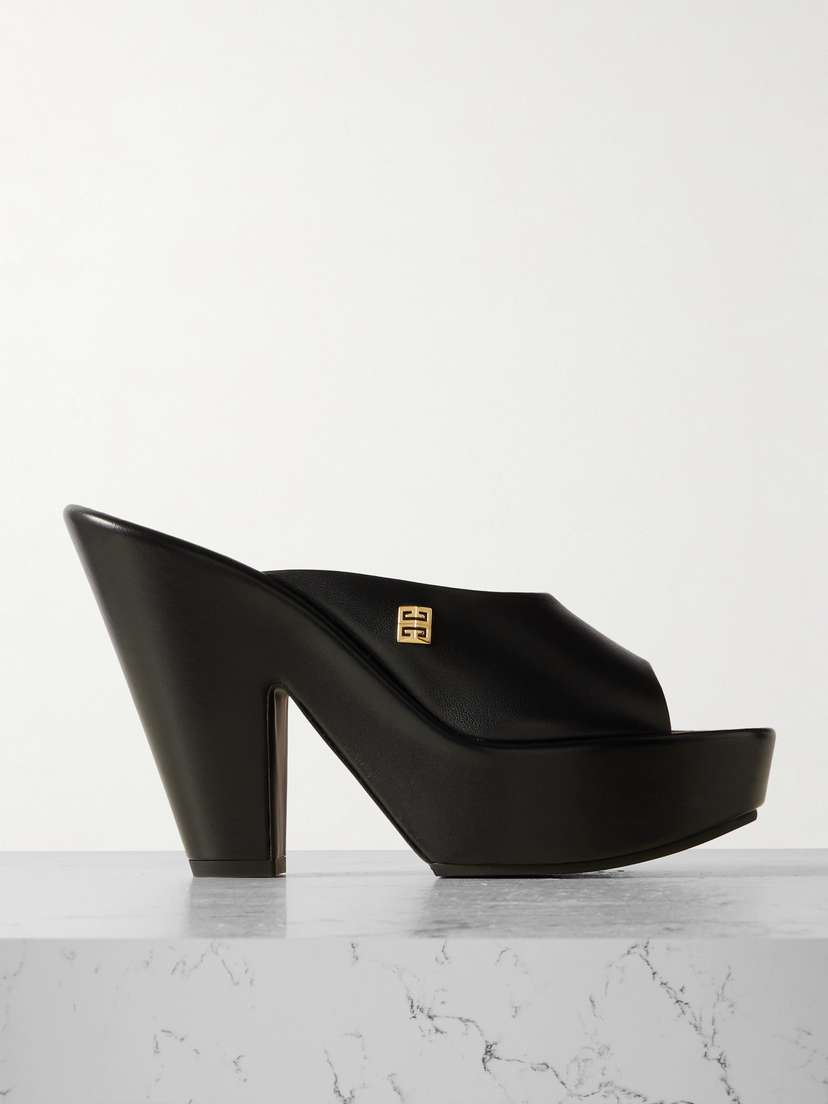 Givenchy Doll Leather Platform Mules