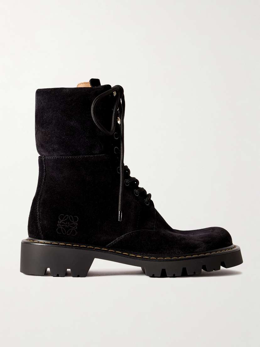 Loewe — Sierra suede ankle boots