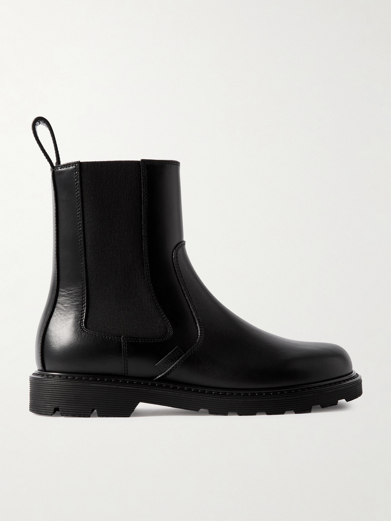 Loewe - Blaze Leather Chelsea Boots - Black