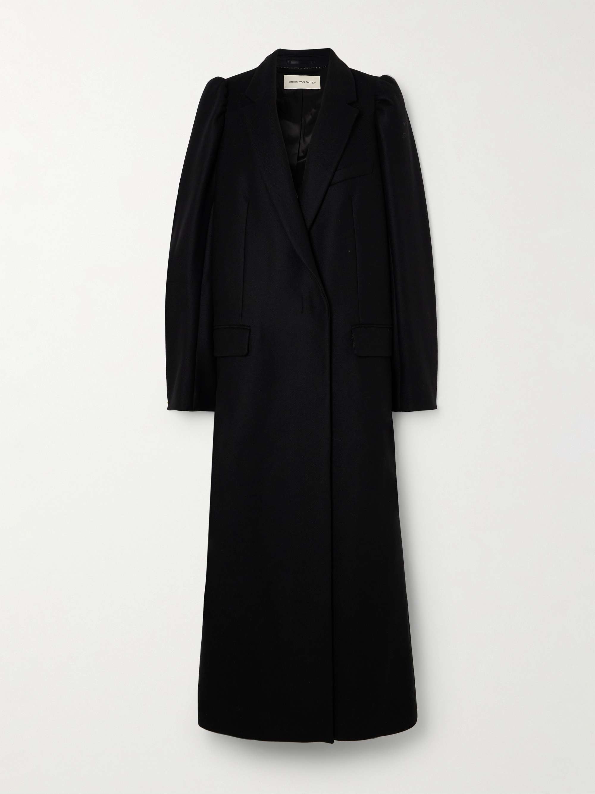 Wool blend coat black hotsell