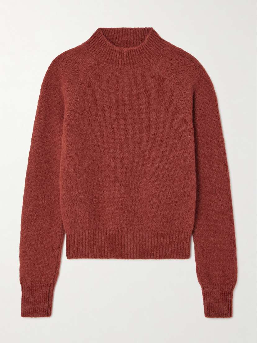 Dries Van Noten Brushed Alpaca-blend Sweater - x small
