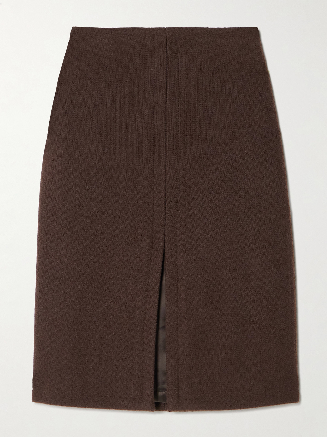 Dries Van Noten - Wool Midi Skirt - Brown