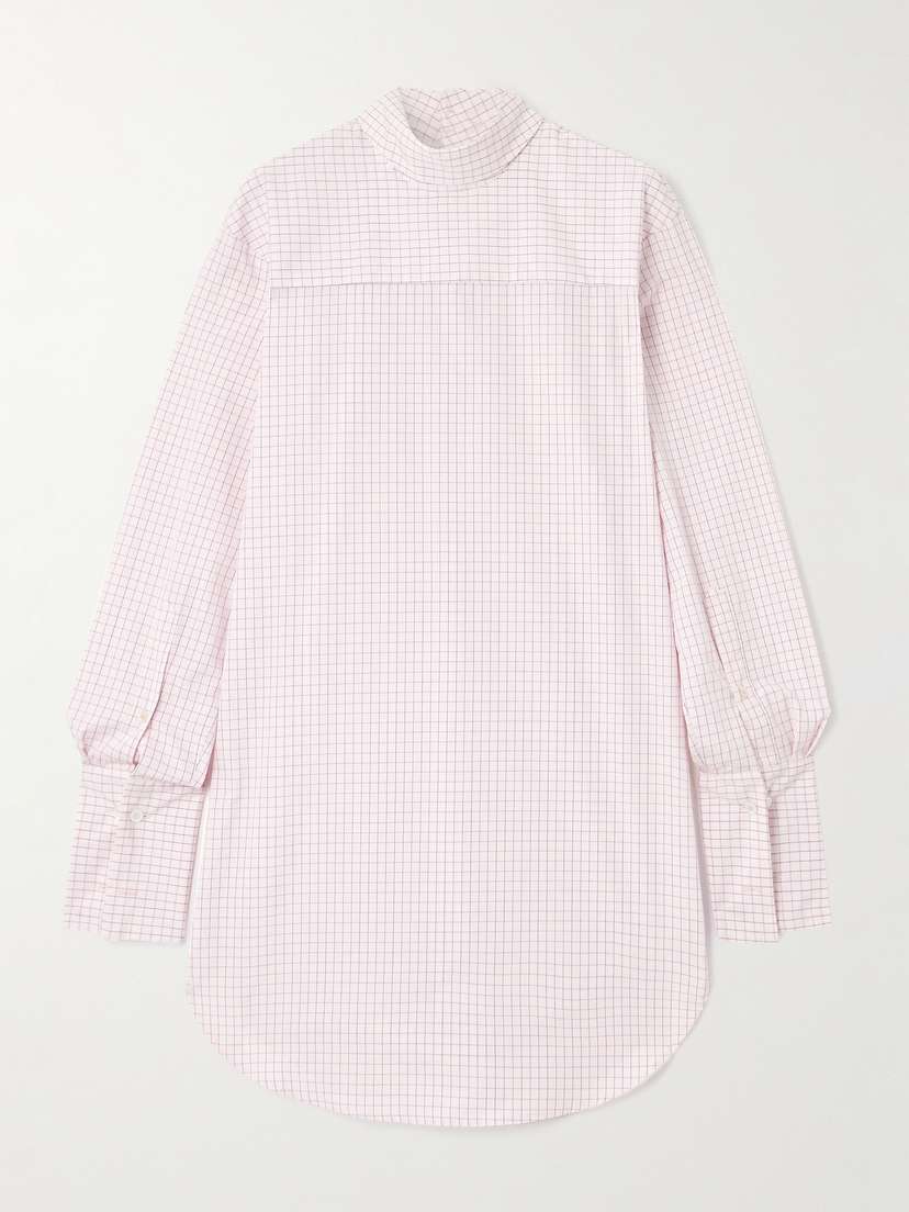 Dries Van Noten Checked Cotton-poplin Shirt