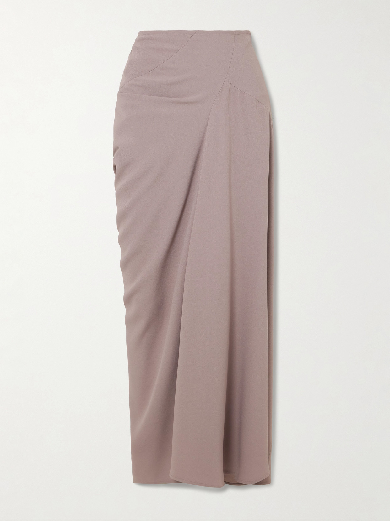 Dries Van Noten - Paneled Crepe De Chine Maxi Skirt - Pink