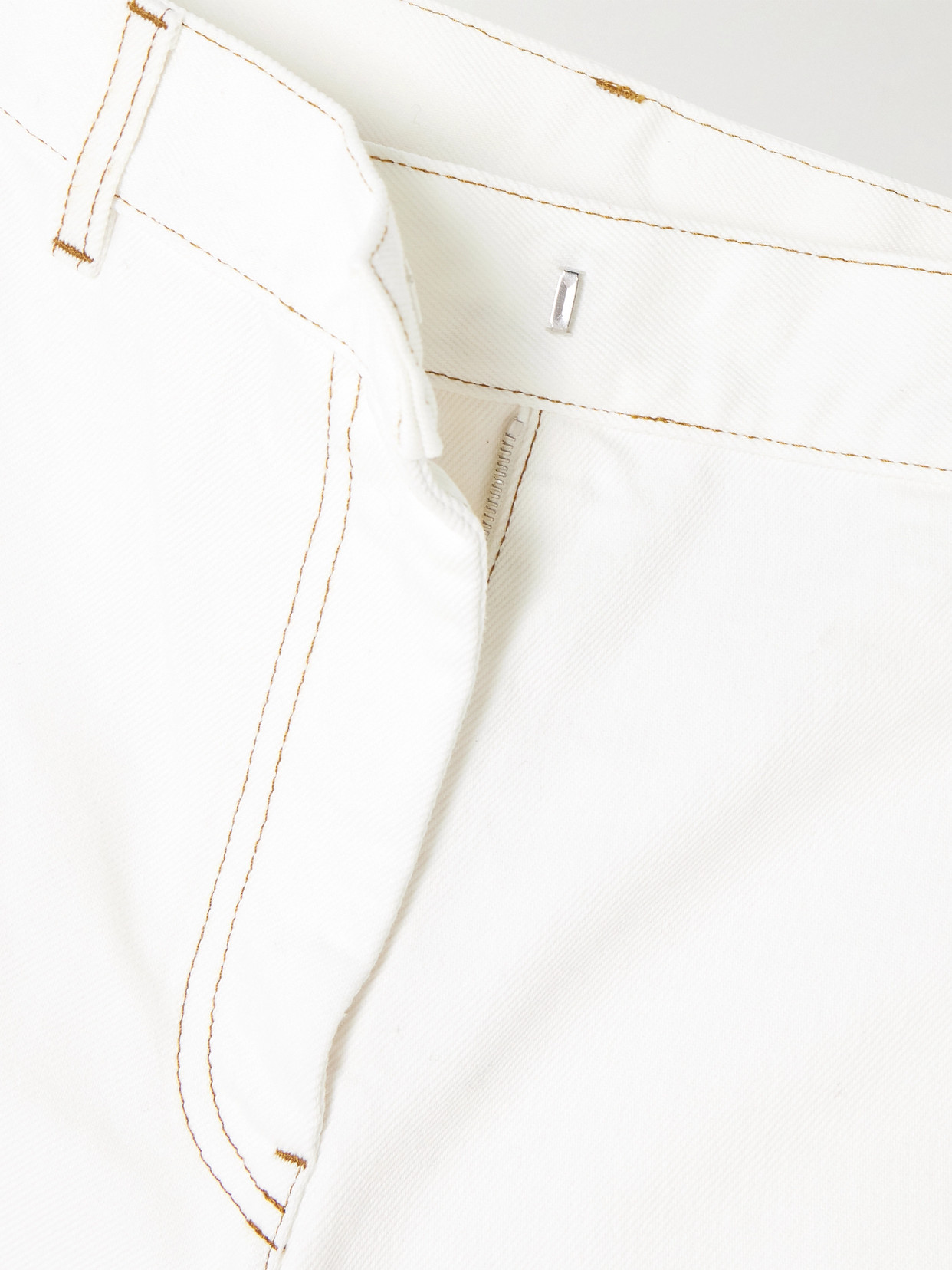 Dries Van Noten High-rise Wide-leg Jeans In White