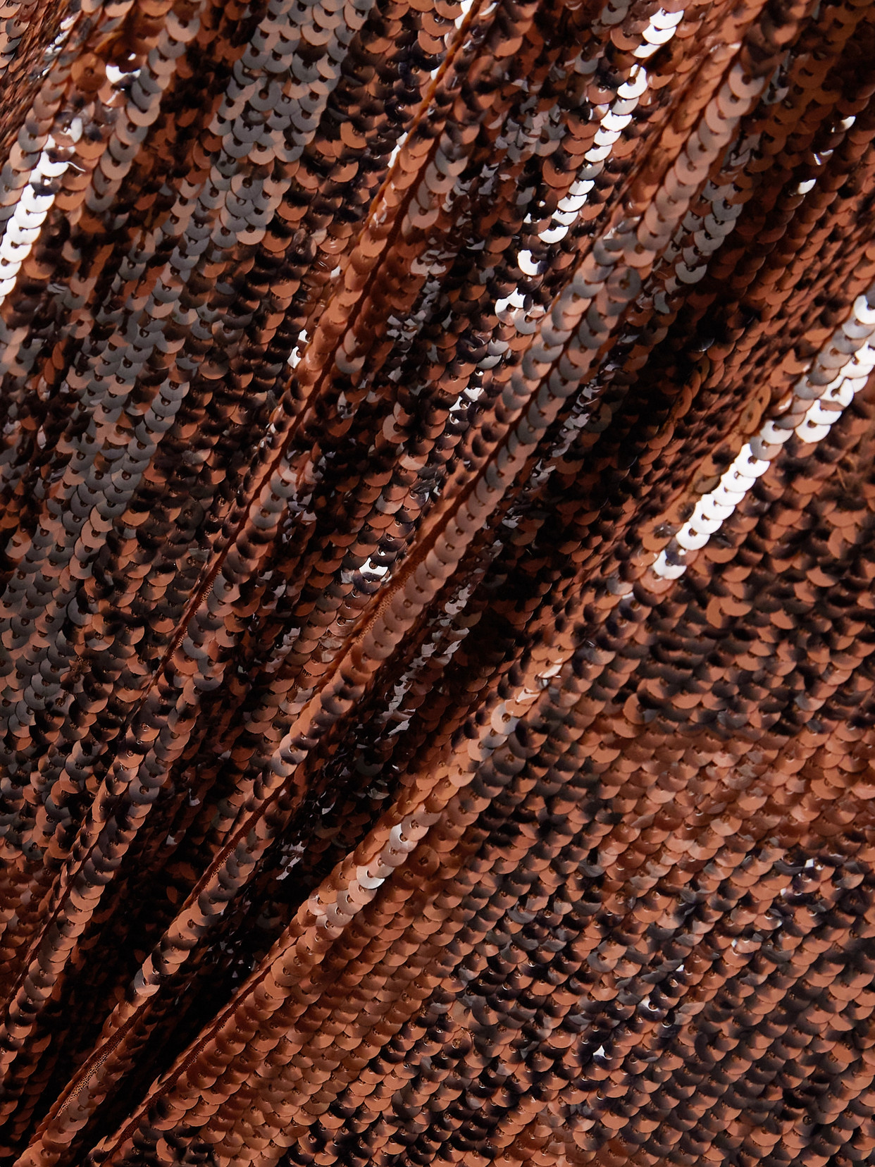 Dries Van Noten Embellished Wide-leg Trousers In Brown