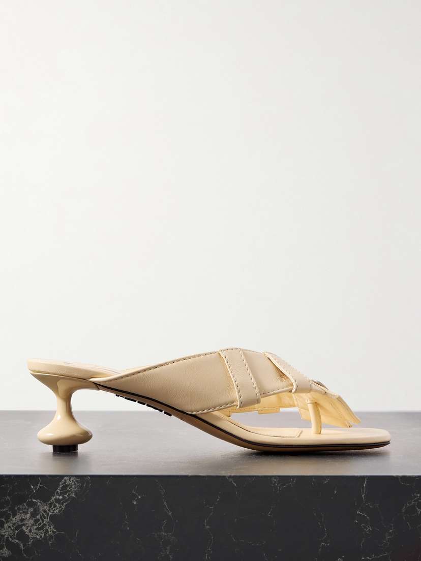 Loewe Toy Embellished Leather Mules
