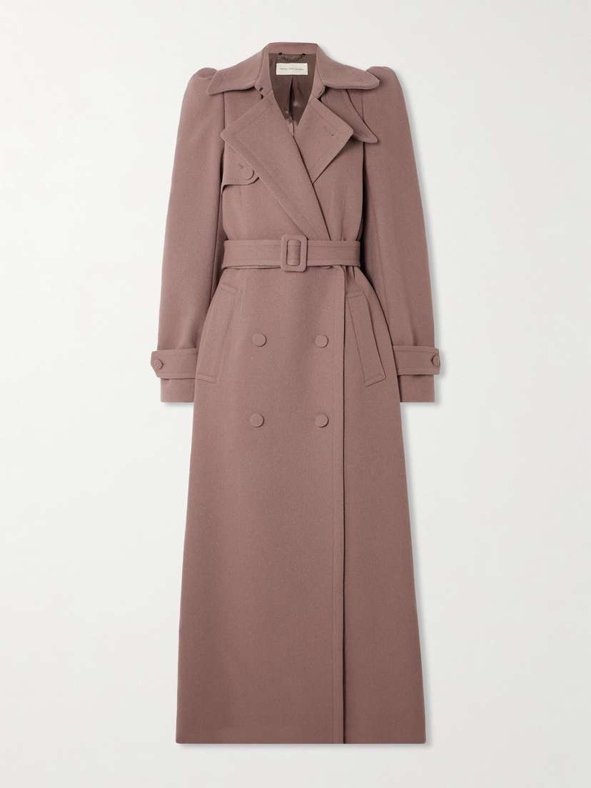 Dries Van Noten Belted Wool-blend Twill Coat - FR 34