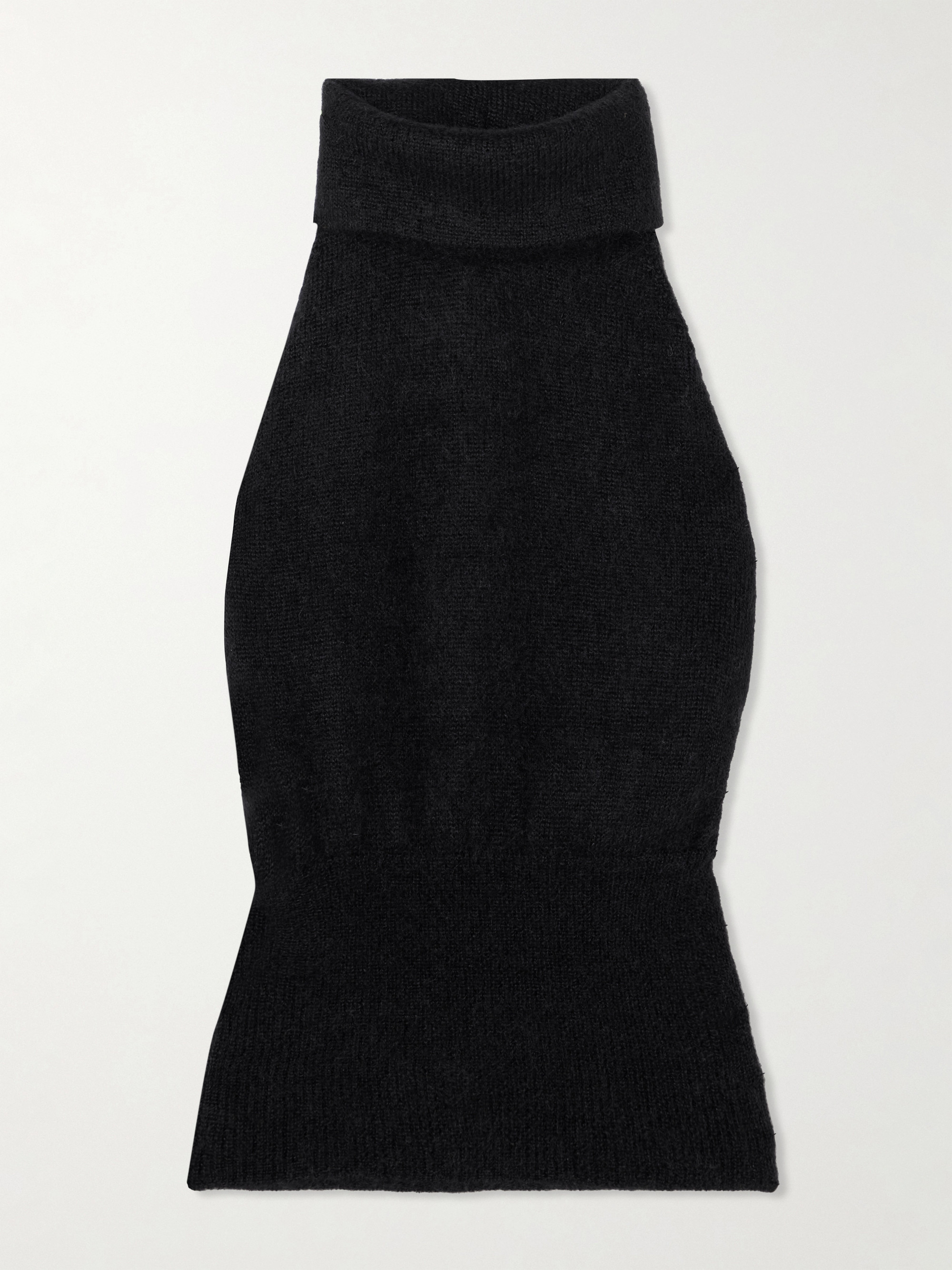 Magda Butrym Open-back mohair-blend turtleneck tank