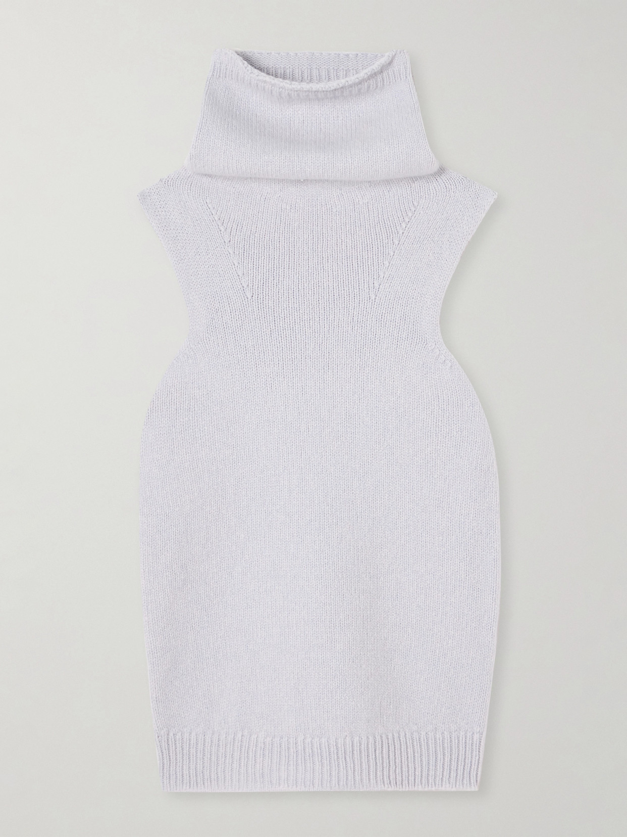 Dries Van Noten - Merino Wool And Cashmere-blend Turtleneck Tank - Gray