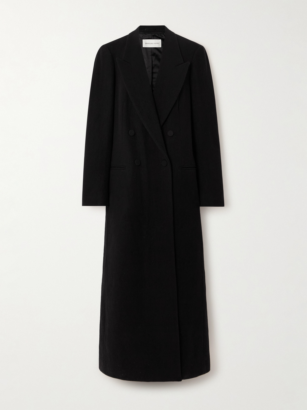 Dries Van Noten - Oversized Wool Coat - Black