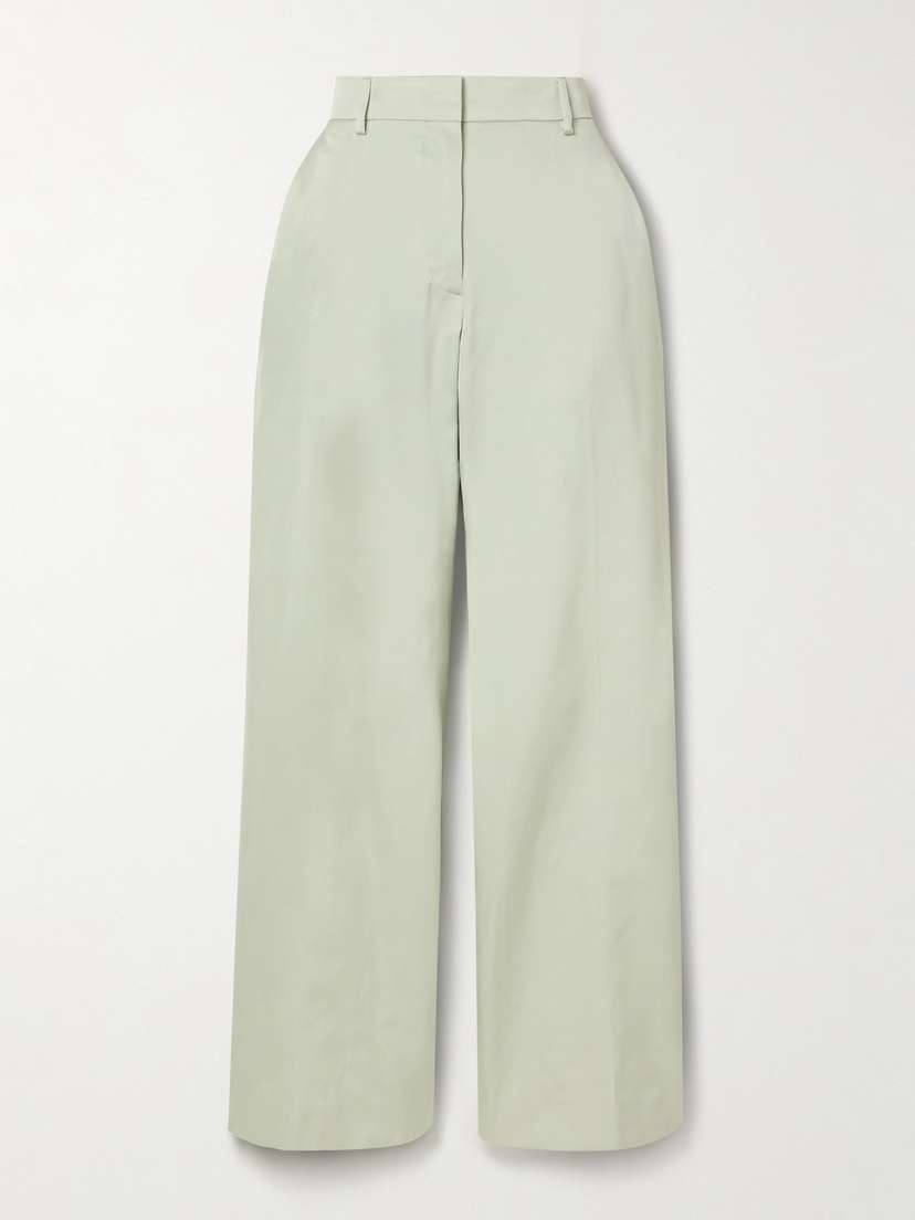 Dries Van Noten Satin Straight-leg Pants