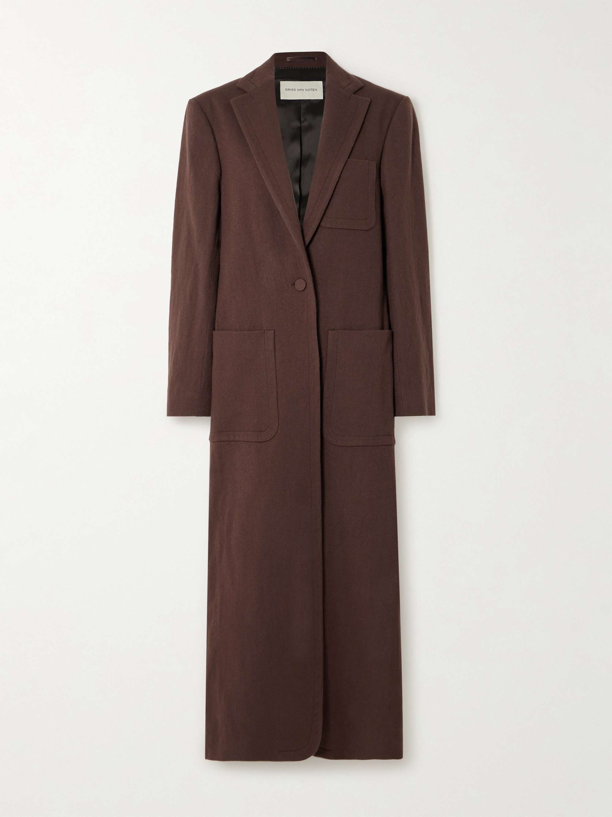 Wool blend coat