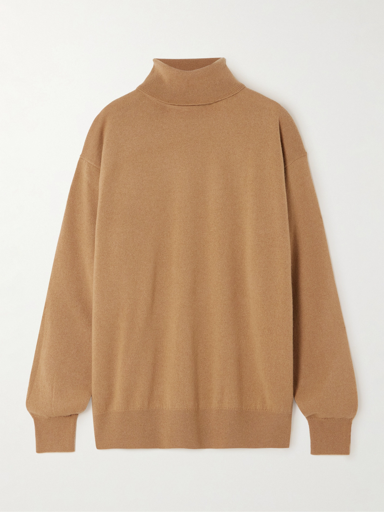 Dries Van Noten Roll-neck Cashmere Jumper In Brown