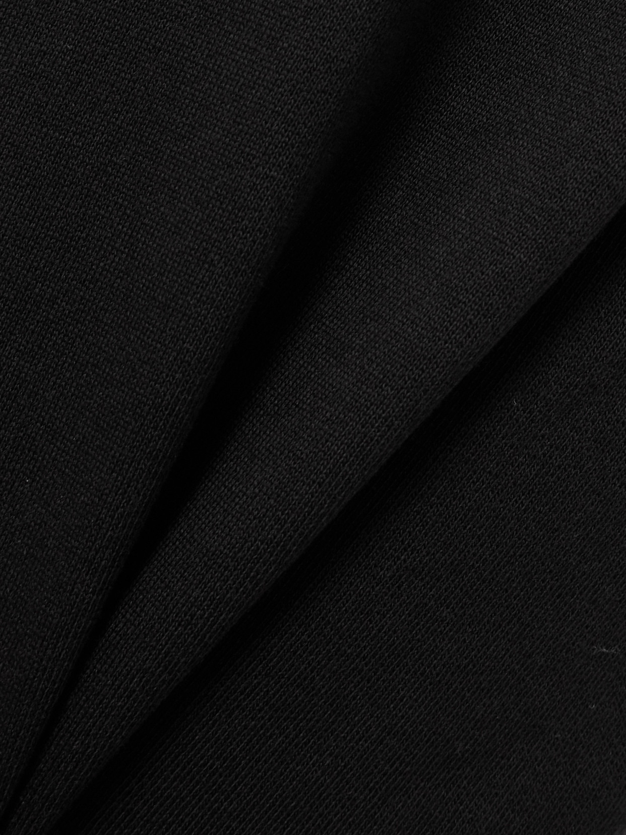 Dries Van Noten Pleated Cotton-jersey Wide-leg Pants In Black