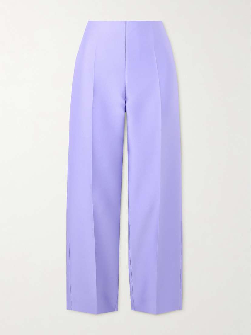 Dries Van Noten Satin Tapered Pants