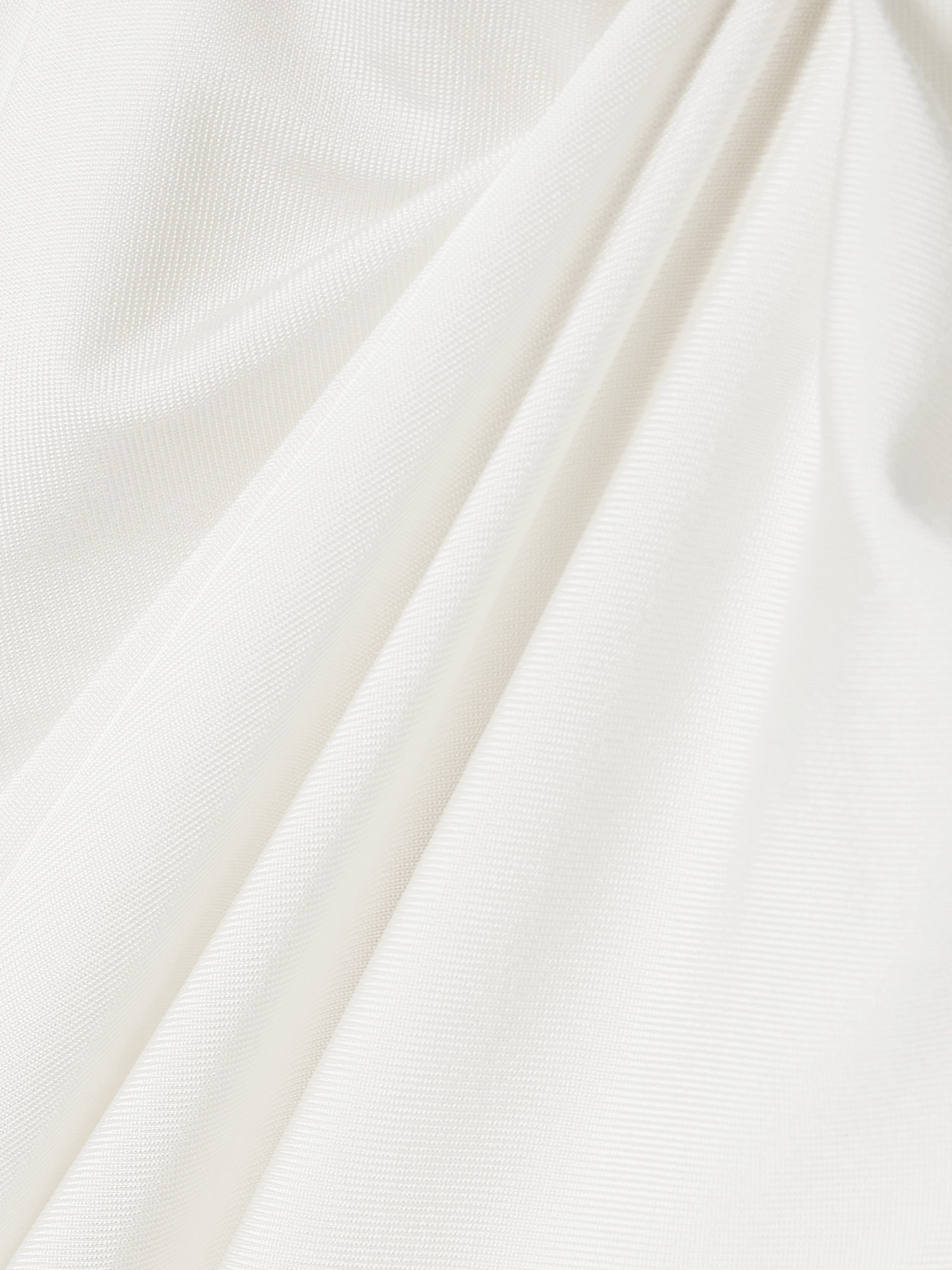 Magda Butrym Cape-effect Stretch-jersey Bodysuit In White