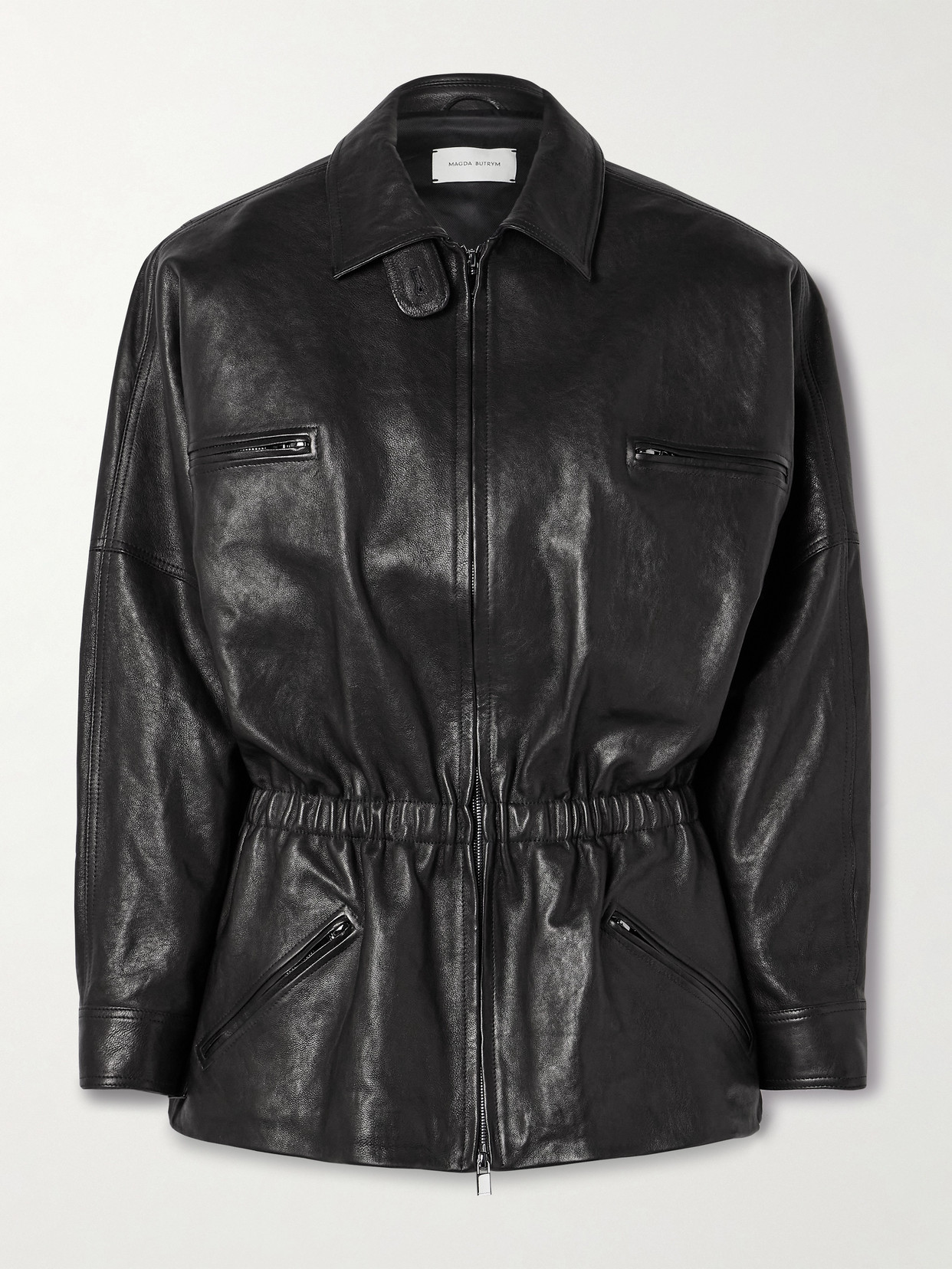 Magda Butrym Leather Jacket In Black