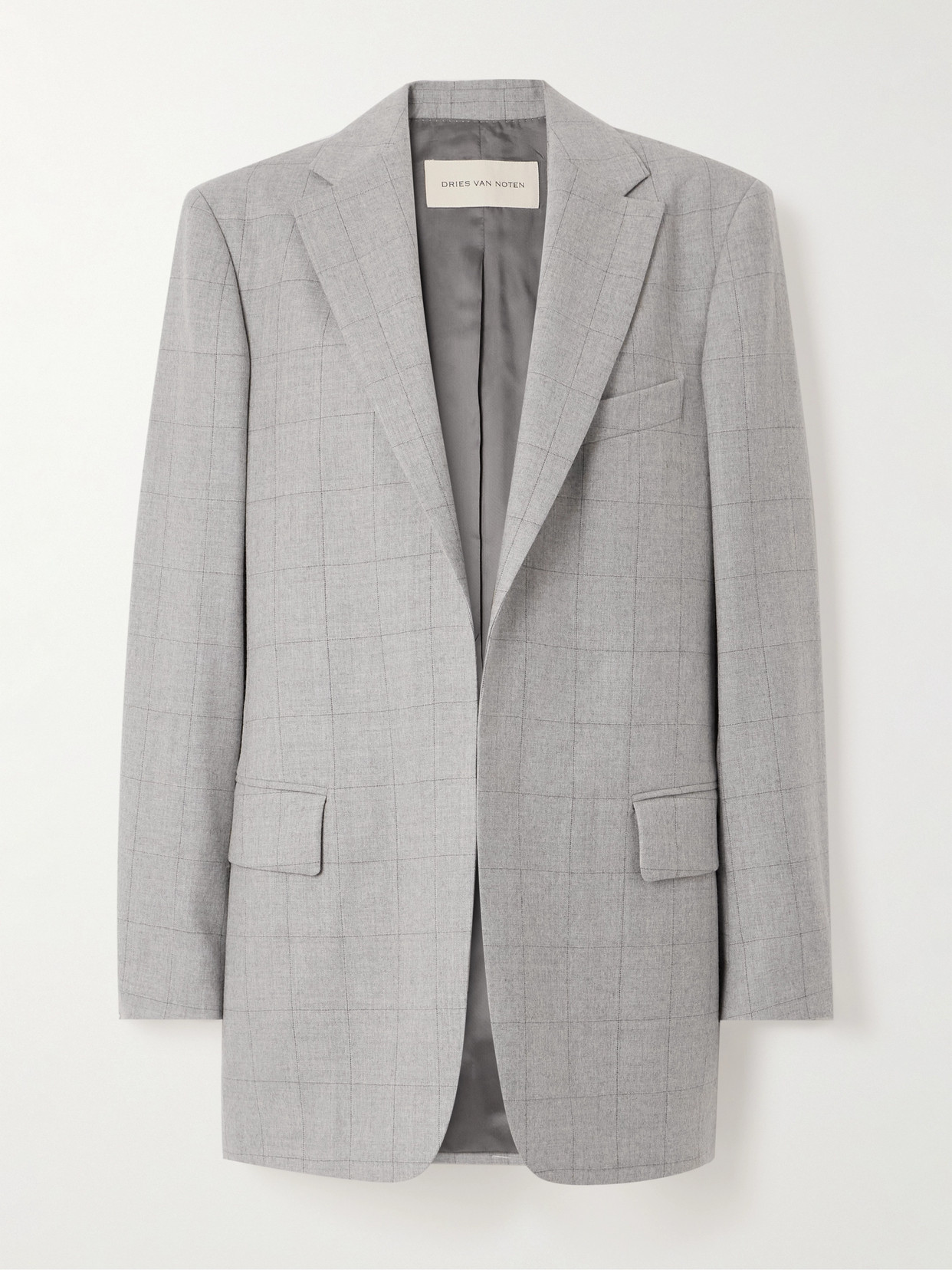 Dries Van Noten 9187 W.w. Jacket In Gray
