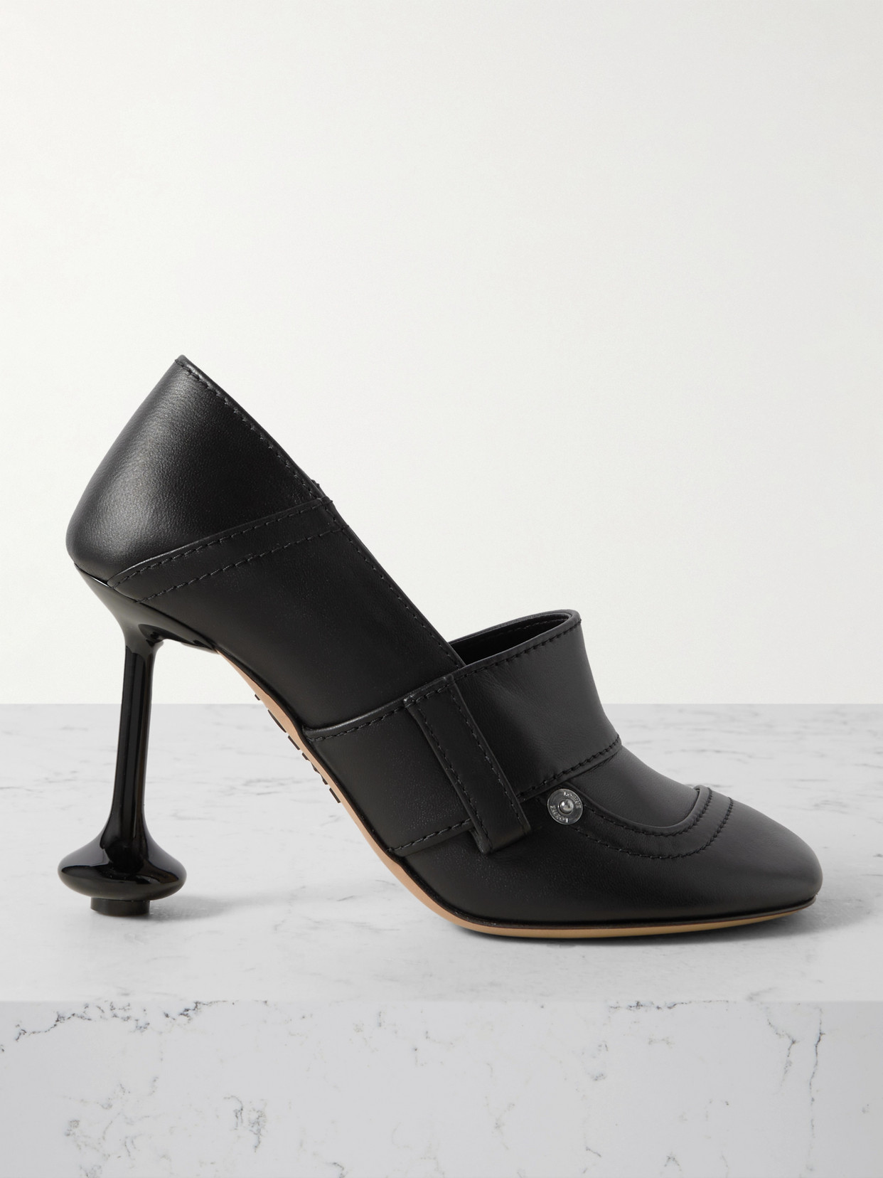Loewe Toy Leather Pumps In Black