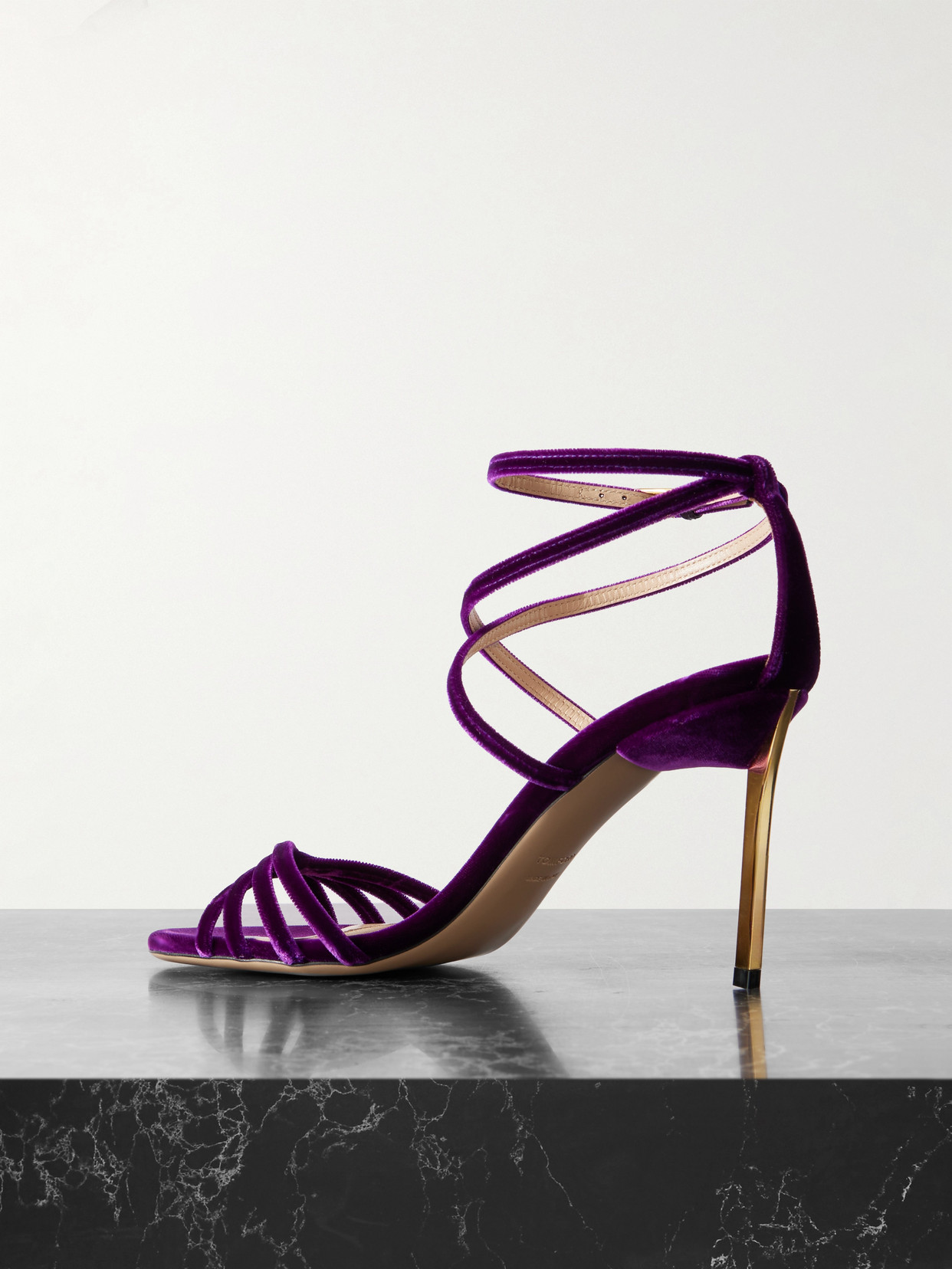 Ida Velvet Sandals