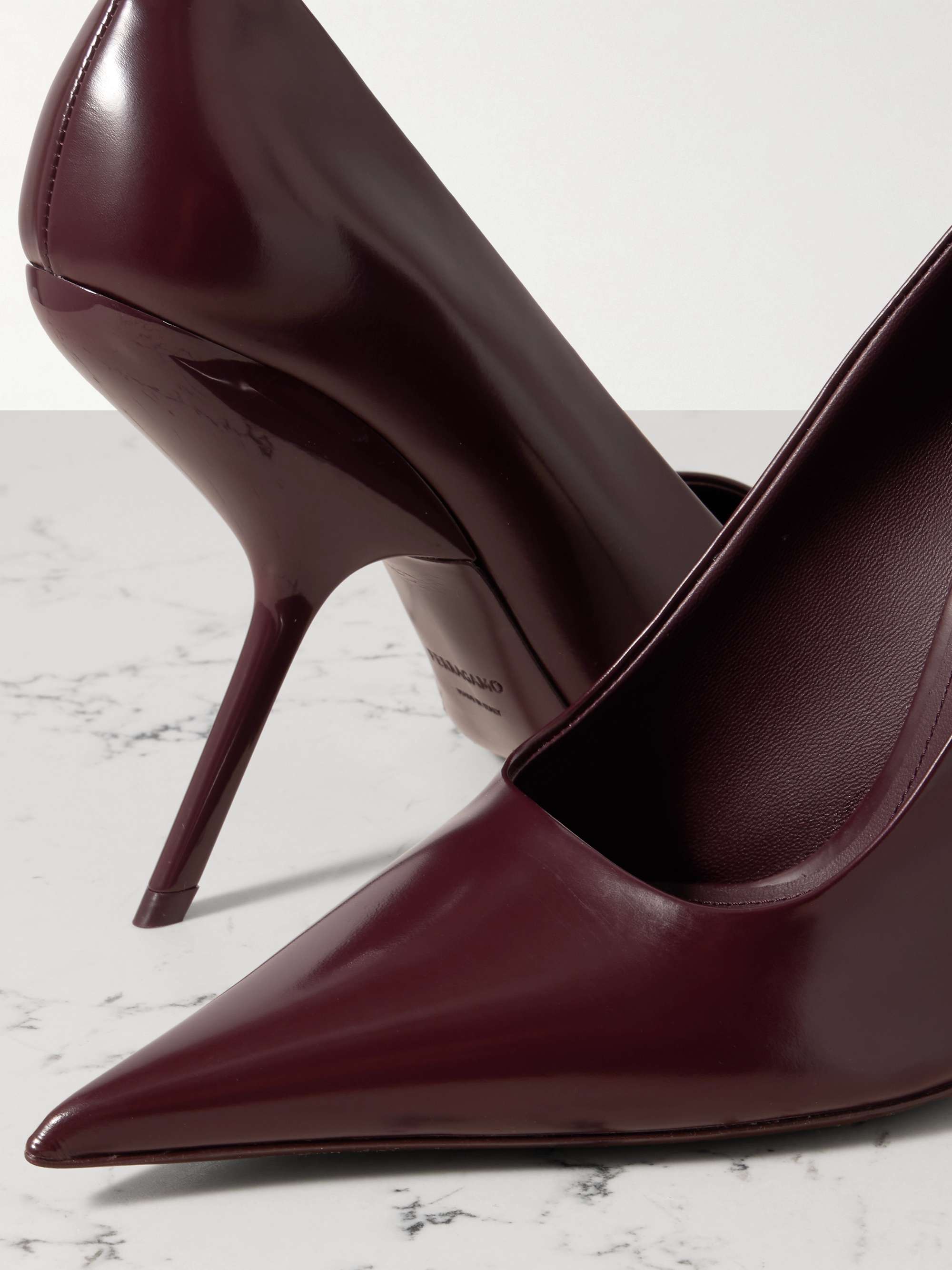 Patent leather stiletto pumps sale