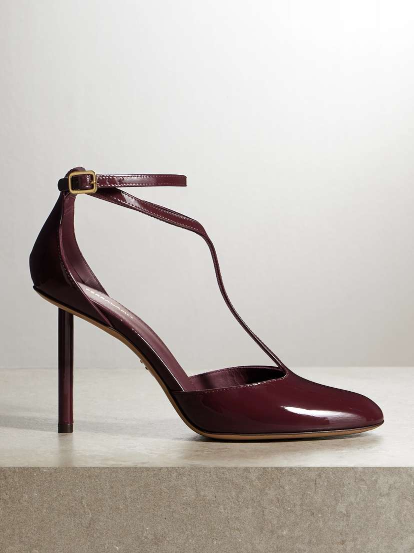 Ferragamo Lysandra Patent-leather Pumps