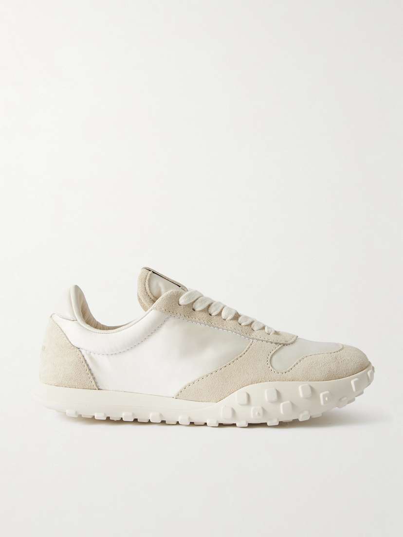 Jil Sander Moon Suede And Shell Sneakers