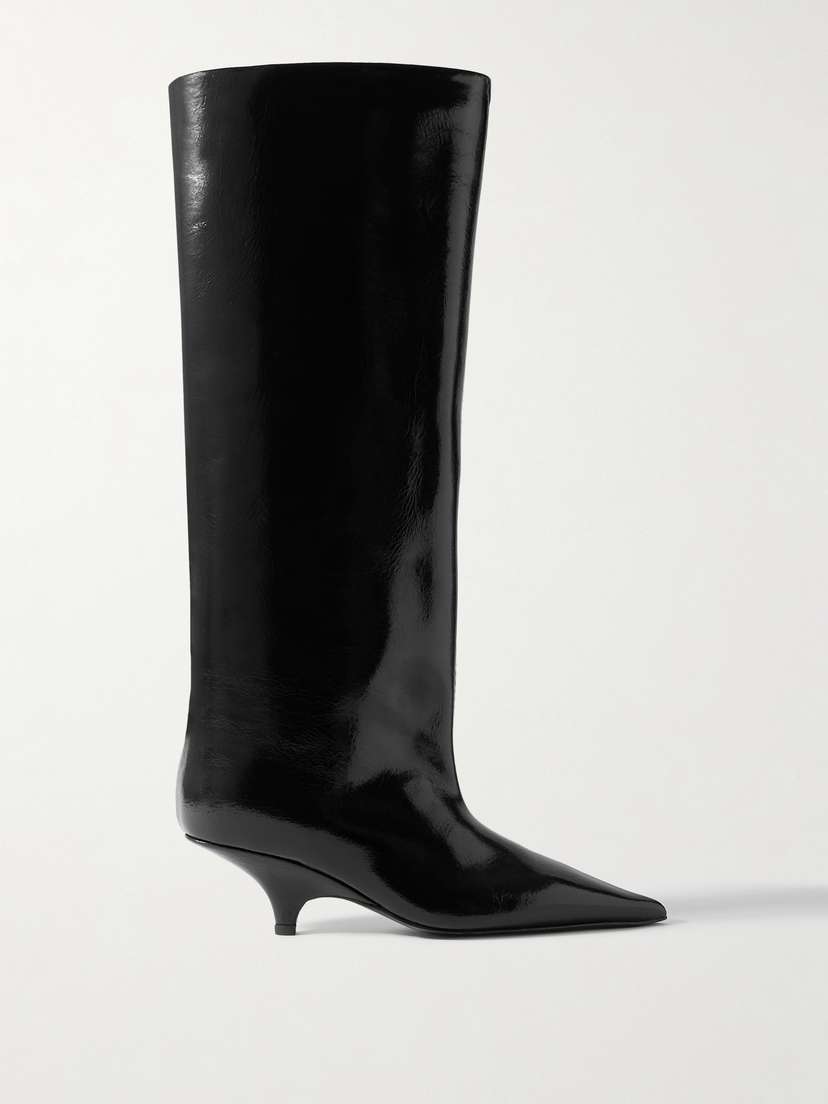 TOTEME Patent-leather Knee Boots