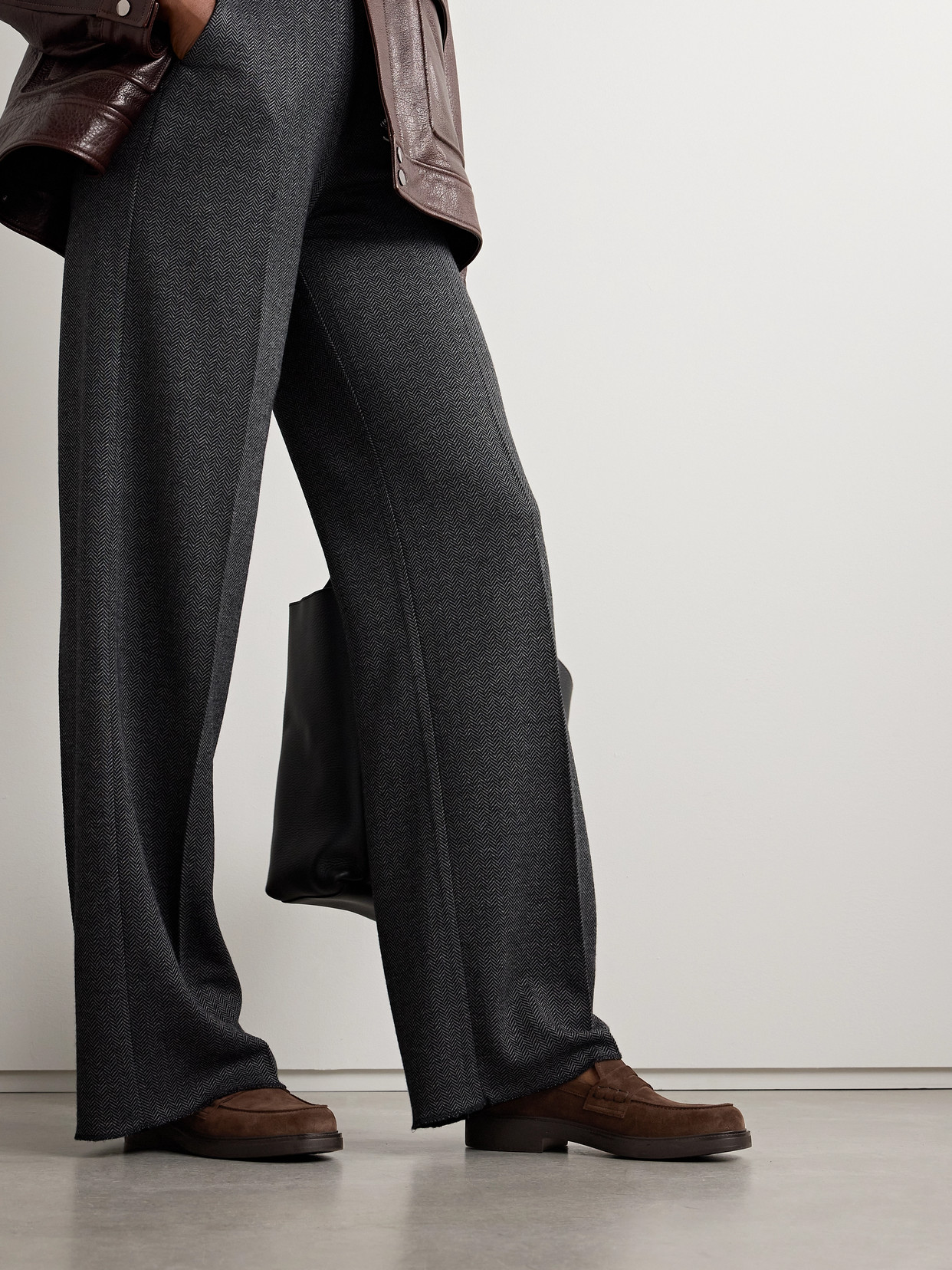 Tod's Loafers In Suede In Brown