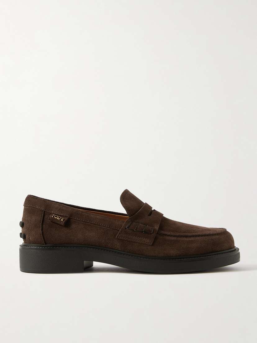 Tod's Mocassino Suede Loafers