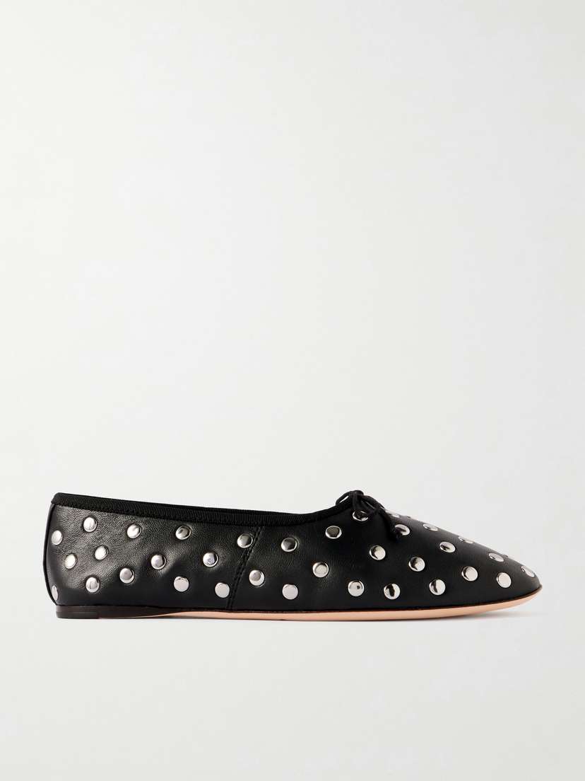 Loeffler Randall Studded Leather Ballet Flats
