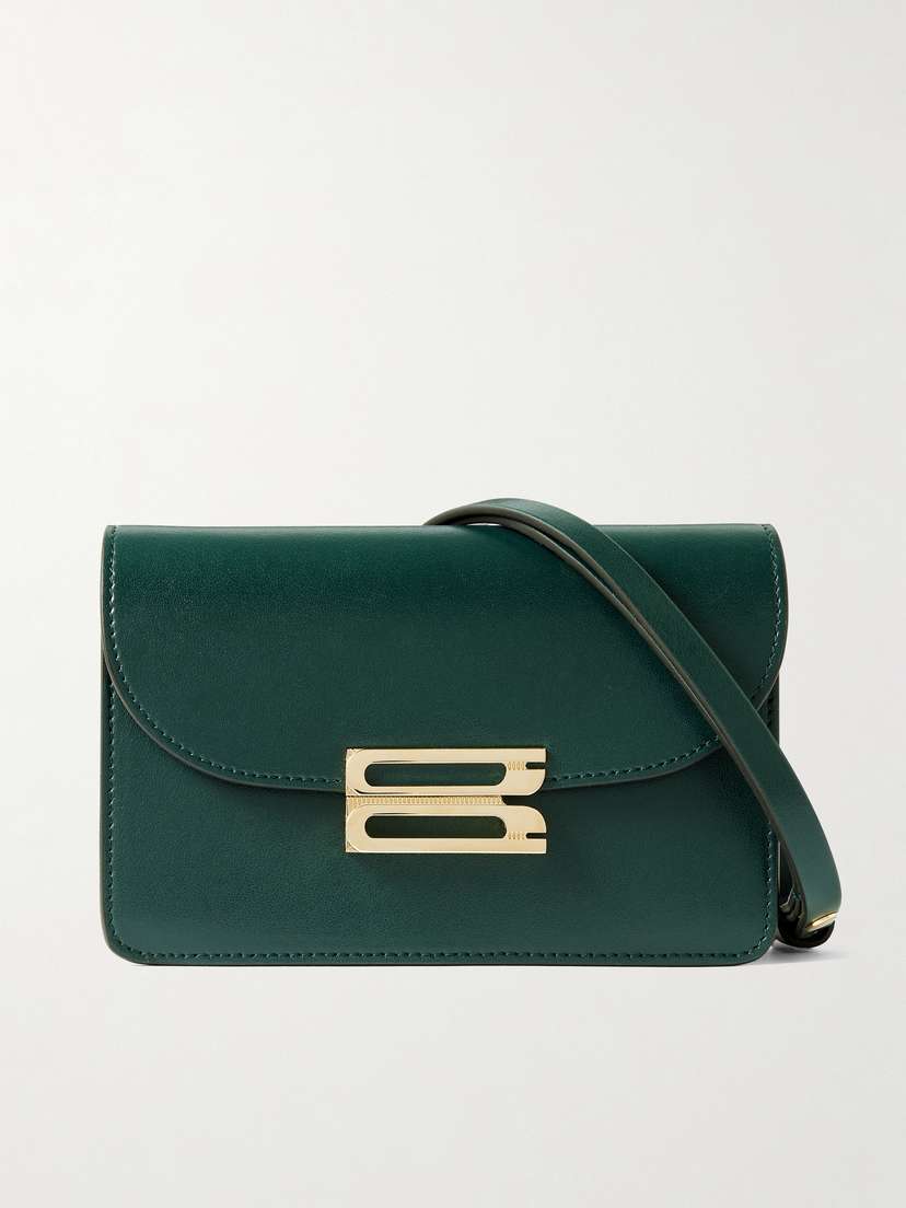 Victoria Beckham Dorian Nano Leather Shoulder Bag
