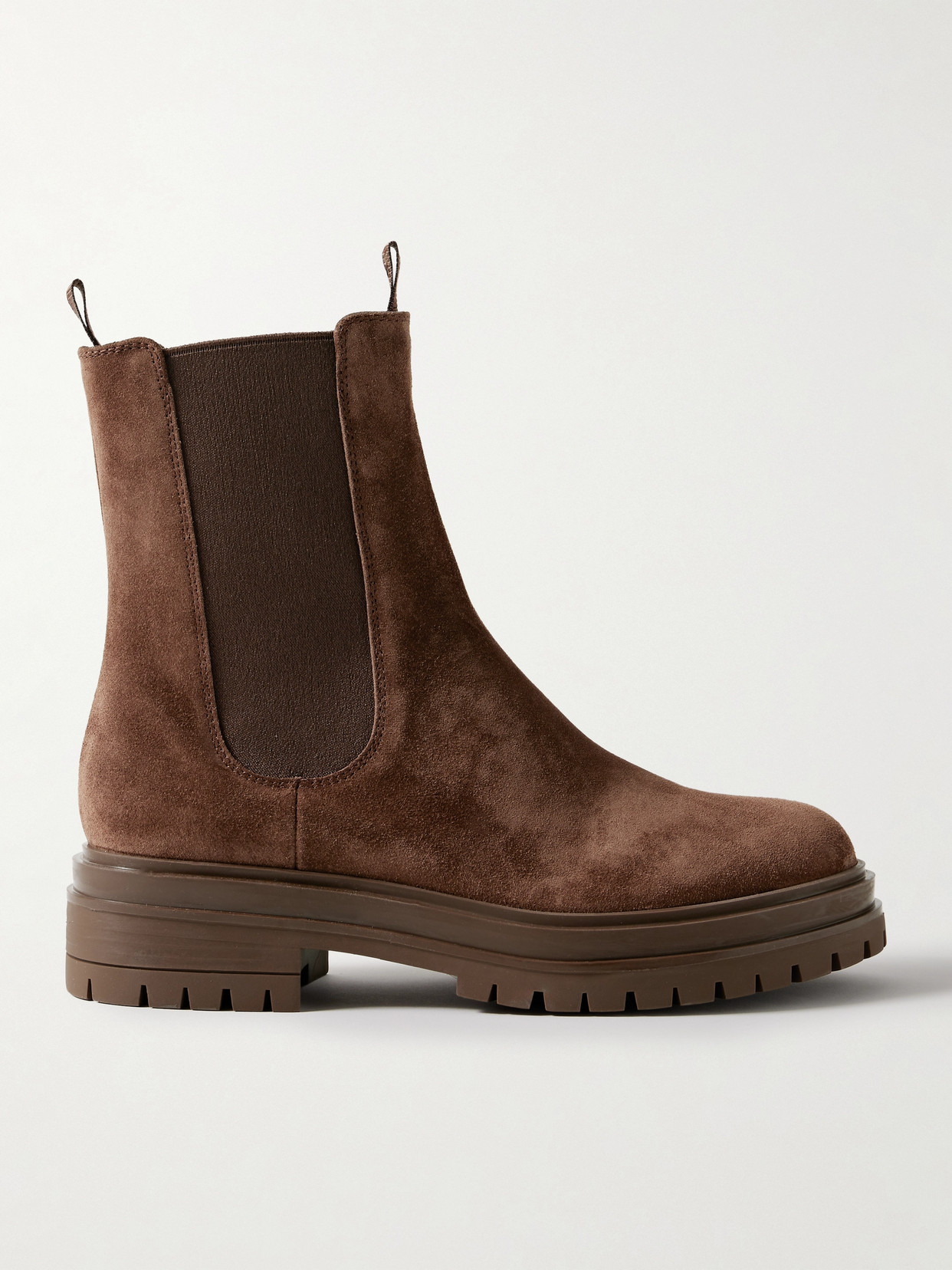Gianvito Rossi - Chester Suede Chelsea Boots - Brown