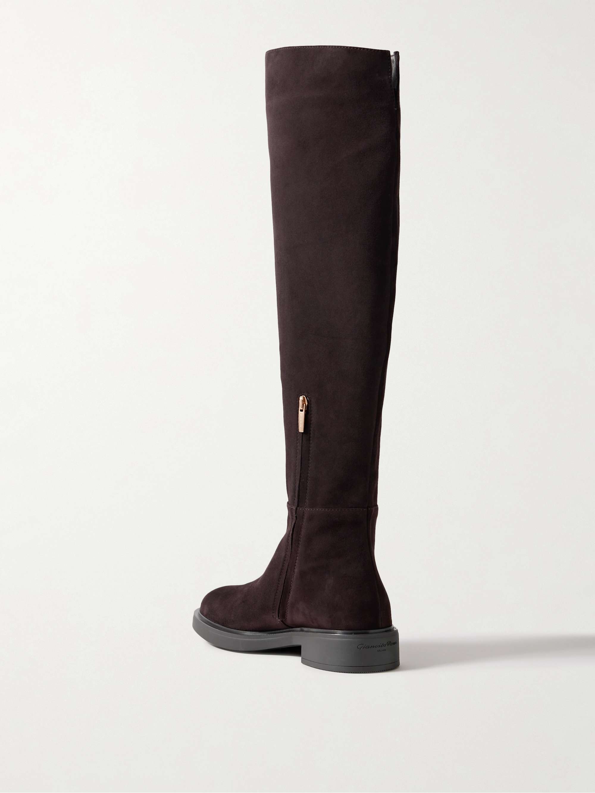 GIANVITO ROSSI Suede over-the-knee boots