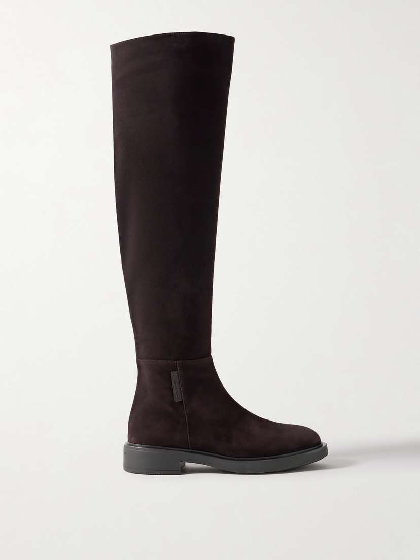 Gianvito Rossi Lexington Suede Over-the-knee Boots