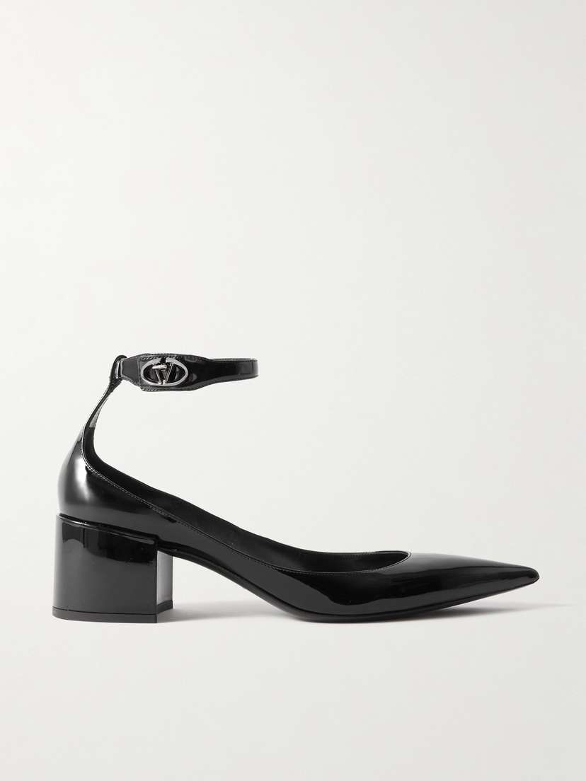 Valentino Garavani Lockette Patent-leather Pumps