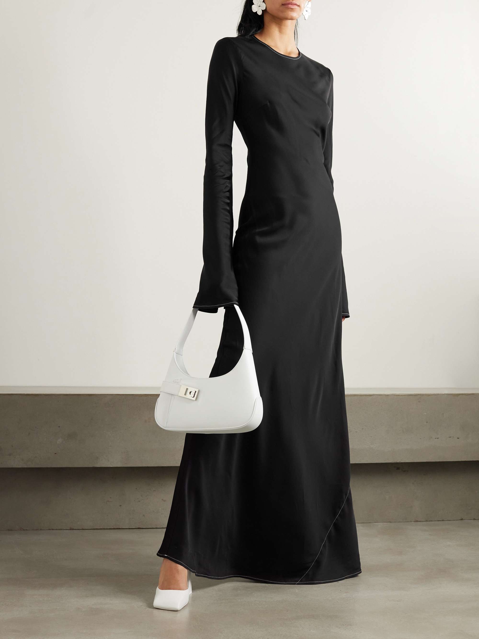ROTATE BIRGER CHRISTENSEN Kaisa satin maxi dress NET A PORTER