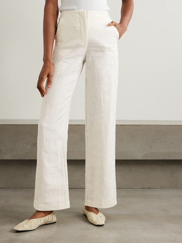 Faithfull Sanne linen straight-leg pants
