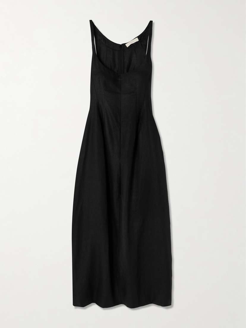 Faithfull Sanne Linen Midi Dress