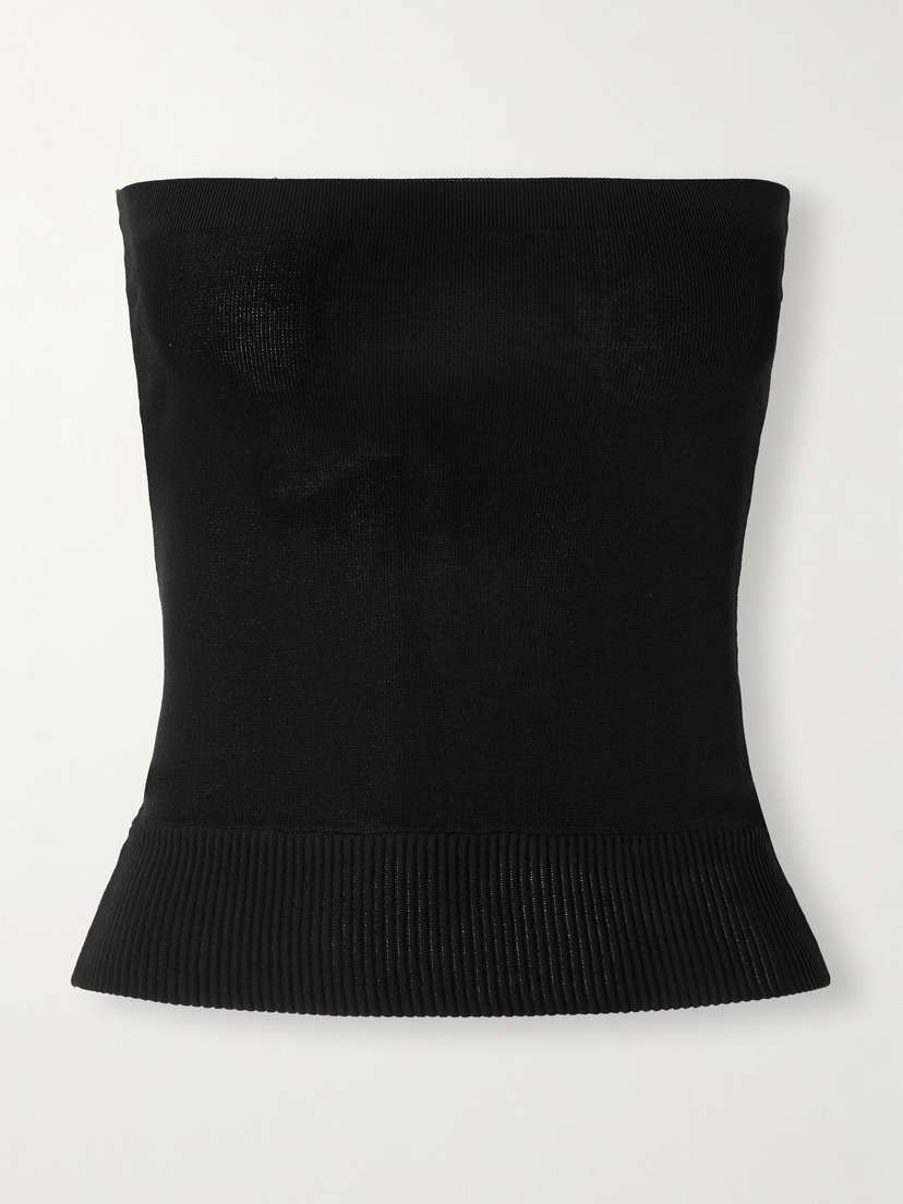 Faithfull Citara Strapless Cotton-blend Top