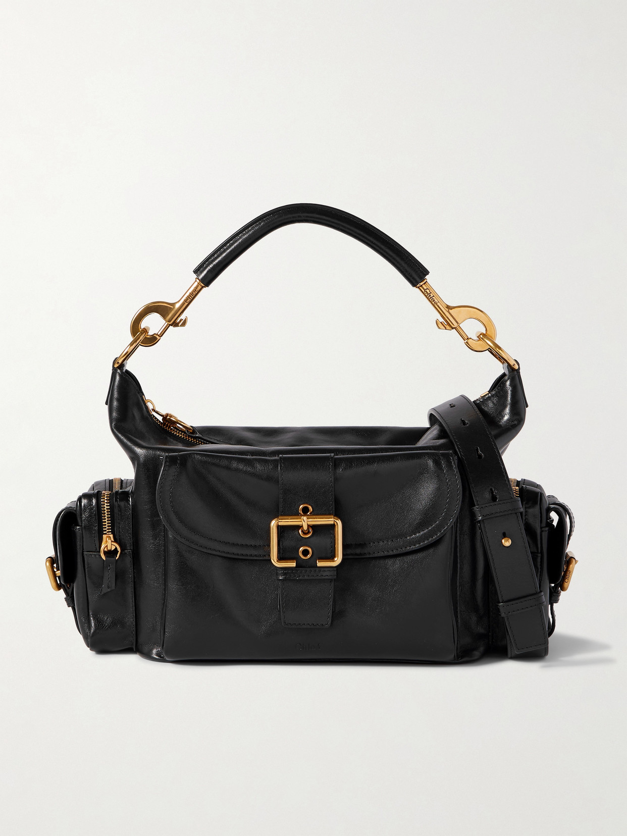 Chloé - Camera Leather Shoulder Bag - Black