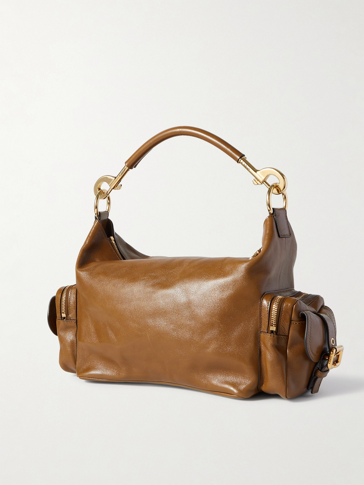 Chloé Camera Leather Shoulder Bag In Brown