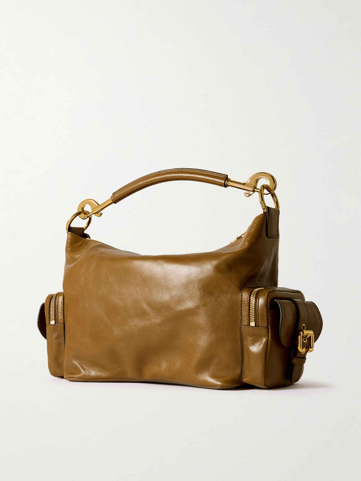 Chloé Camera Leather Shoulder Bag In Brown