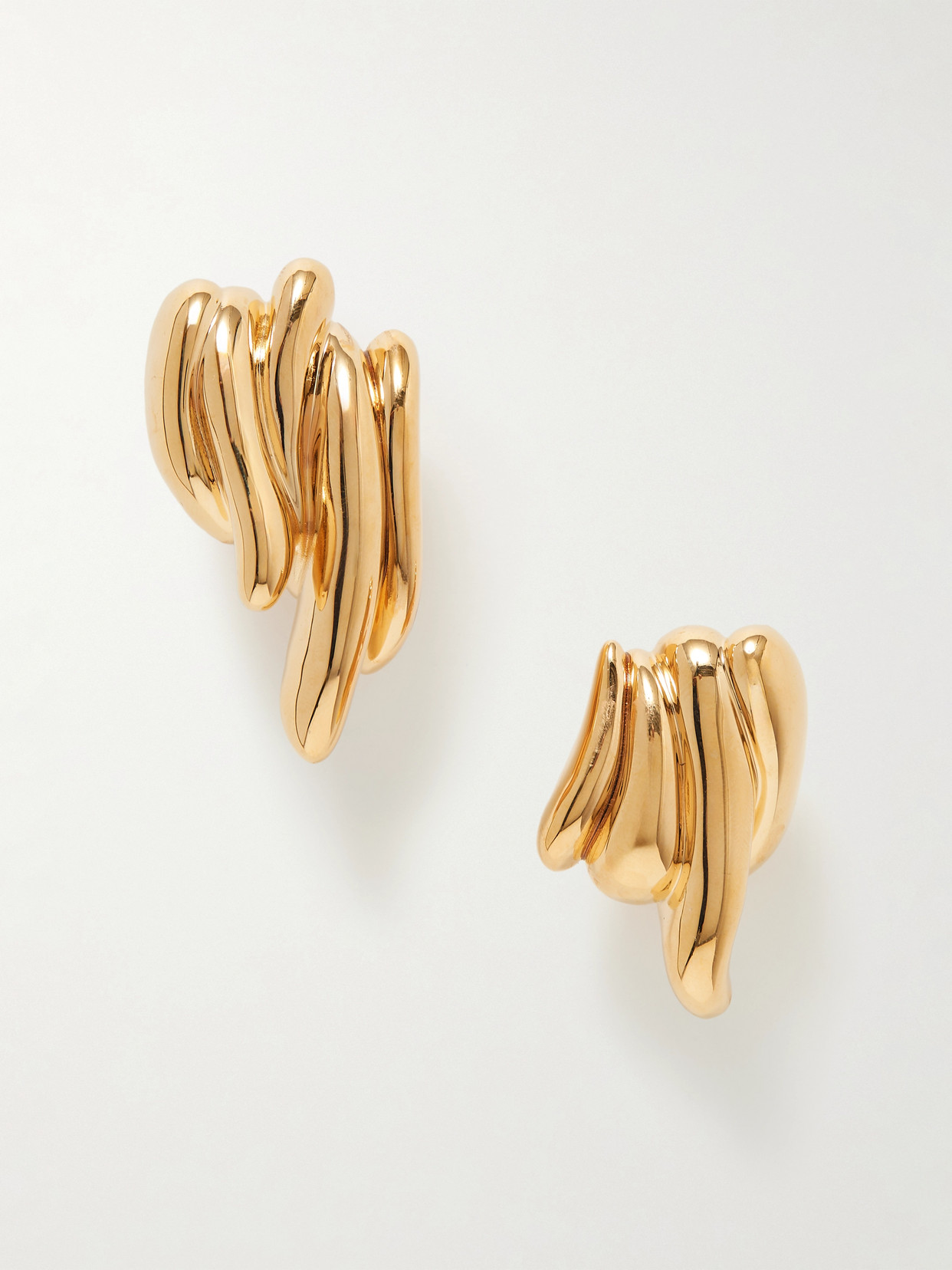 Jil Sander Gold-tone Earrings